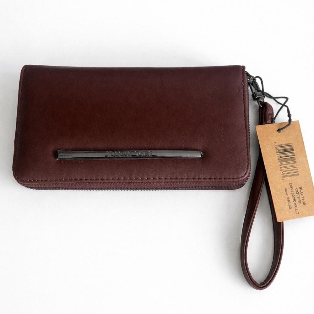Steve Madden Brown Wristlet Wallet
